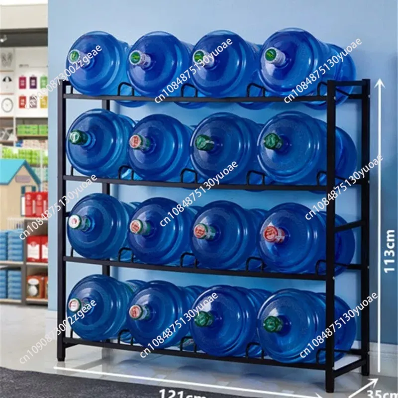 Drinking bucket placement rack Pure water size bucket Multi-bucket storage artifact