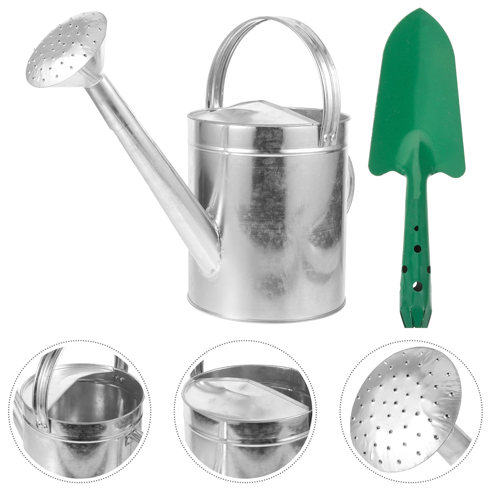 

Heavy Duty Iron Watering Can Long Spout For Garden Plants Indoor Outdoor Metal Sprinkler Home Yard Succulents Gardening