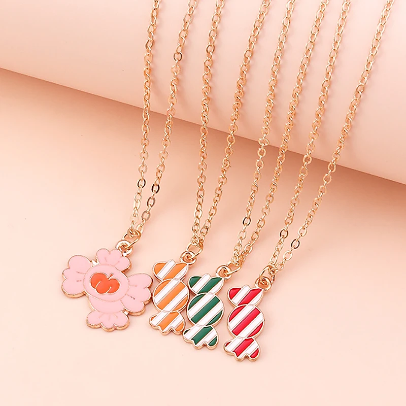 Women's Cute Enamel Halloween Necklace Set
