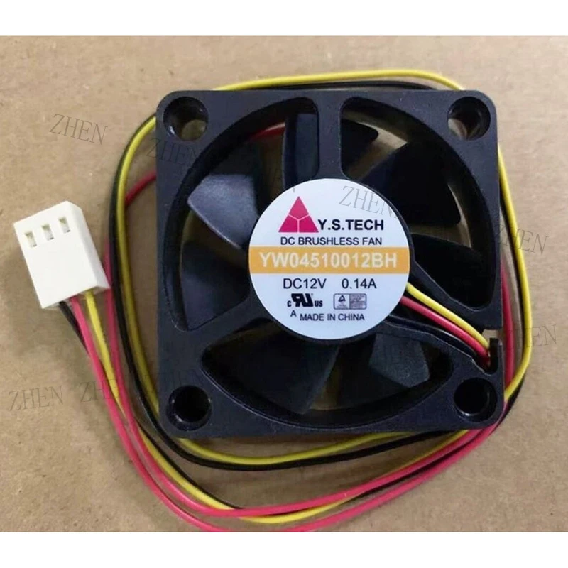 S New for Y.S.TECH YW04510012BH 12V 0.14A 3pin cooling fan#QW