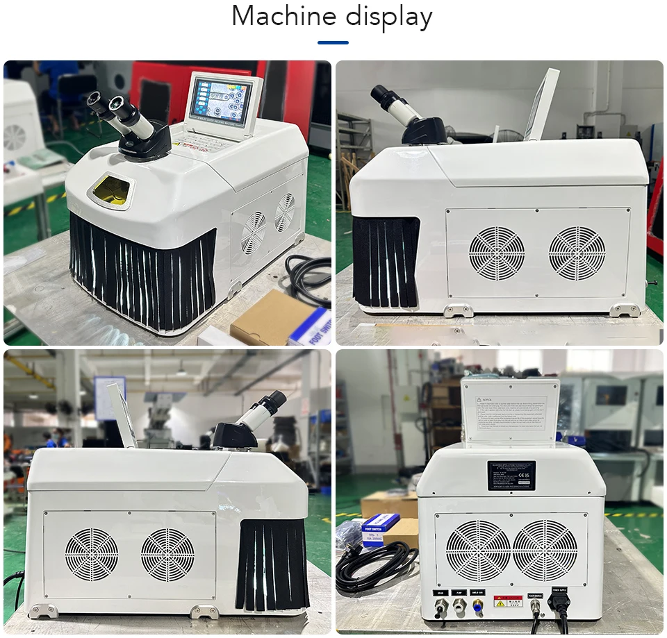 60W portable YAG laser welder—master pavé setting, bezel setting, and intricate micro-soldering with ease.