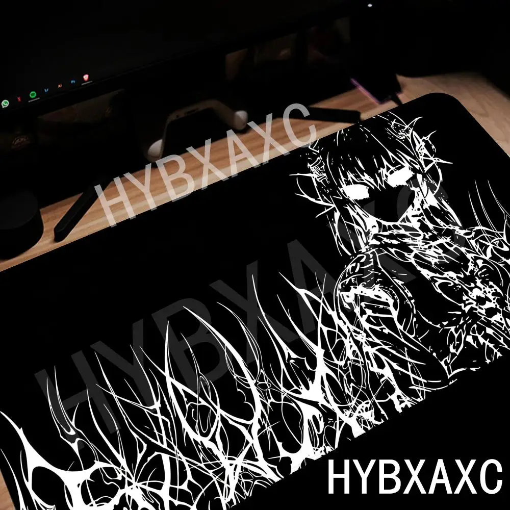 

HYBXAXC Frog Fishing Boat Cartoon Mouse Pad Cute Green Anti-Slip Desk Mat Extended Gaming Keyboard Mats Large XXL Gamer 90x40