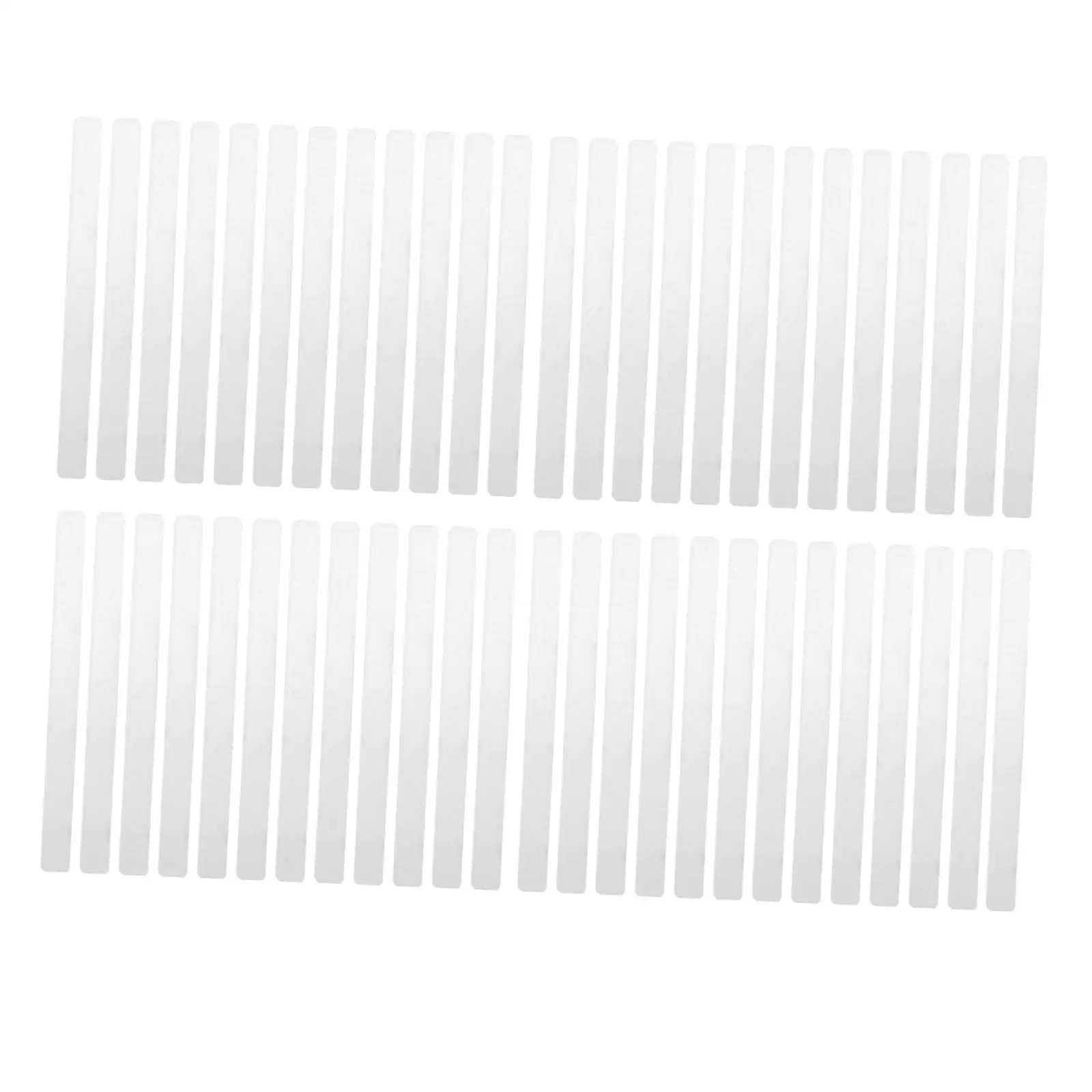 50Pcs Plant Labels Acrylic Garden Markers Clear Nursery Labels Reusable for Farms Potted Plants Vegetables Greenhouse Flower Pot