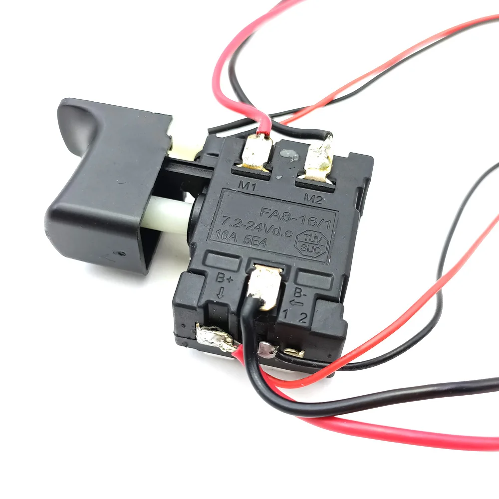 1 pz DC7.2-24V 16A 5 e4 coltello sega interruttore di controllo della velocità accessorio per utensili elettrici FA8-16/1 con LED e circuito stampato