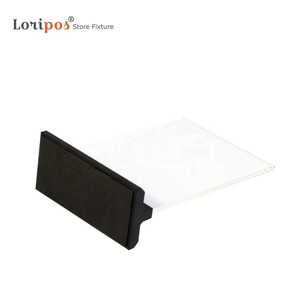 Acrylic T-shape Desk Sign Holder Card Display Stand Table Menu Service Label Office Club Business Restaurant