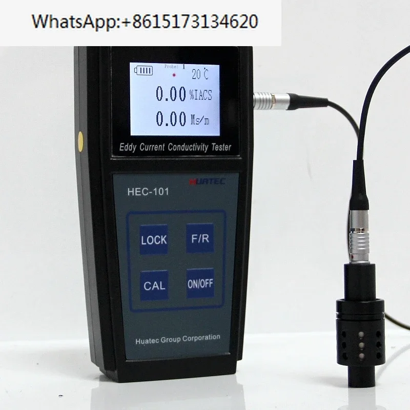 HEC-101 60KHz High Precision Eddy Current Testing Equipment Digital Eddy Current Conductivity Meter