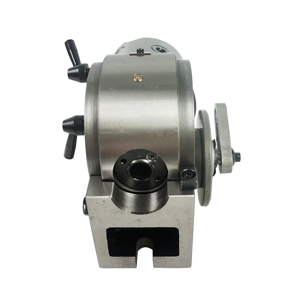 Dividing Head BS-0 5 Inch 3 Jaw Chuck Precision Semi Universal Dividing Head for Milling Machine Rotary Table