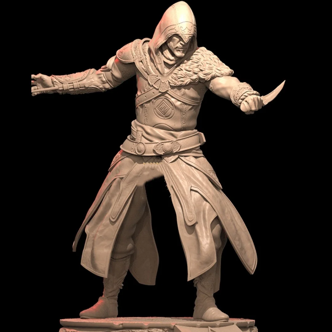 

1/24 Scale Resin Figure Auditor assassin Assemble Model Kit Unassembled and Unpainted 3D printing DIY toy