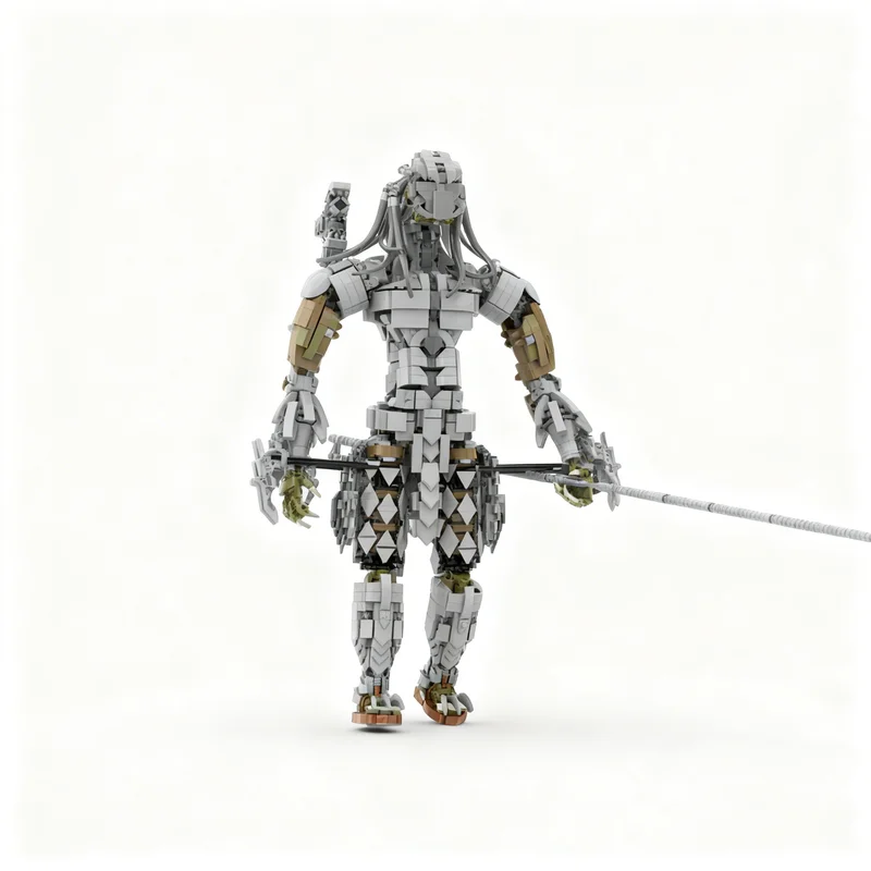 2443pcs MOC Youtja Predator Anatomically Correct Fully Articulate Model Toys Building Blocks Construction Christmas Gift Kids