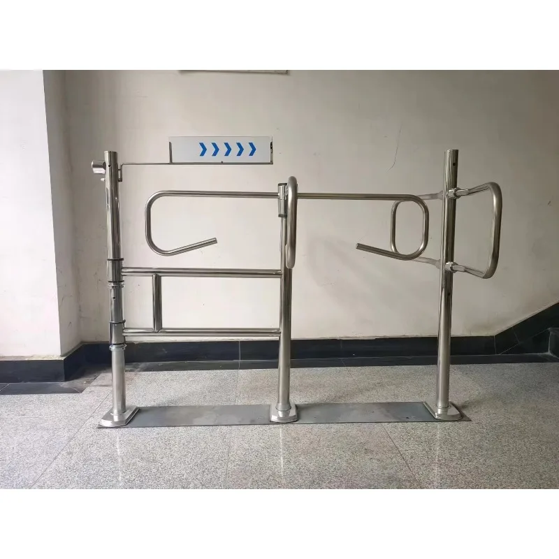 Best Selling Supermarket Equipment Rotating Entrance and Exit Gate Mechanical Turnstile