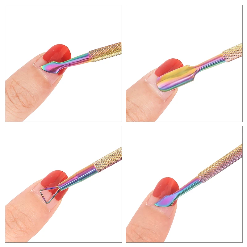 Nibiru du profissional conjunto de ferramentas unhas cortador de unhas cortador de cutícula empurrador removedor de aço inoxidável suprimentos manicure arte do prego accessorie