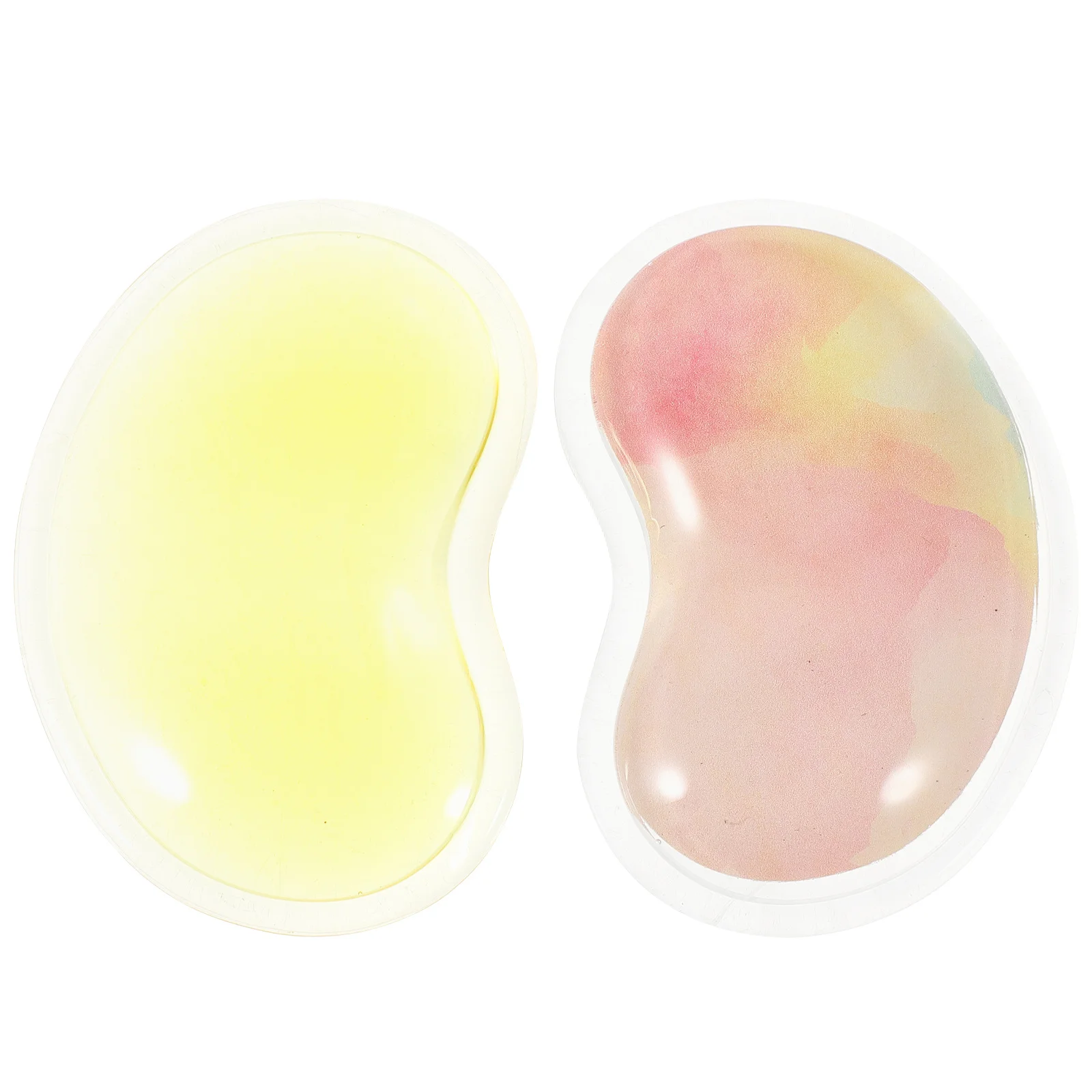 2Pcs Silicone Mouse Wrist Rest Ergonomic Support Pad Elastic Wrist Support Cushion for Office Computer Laptop Mousepad