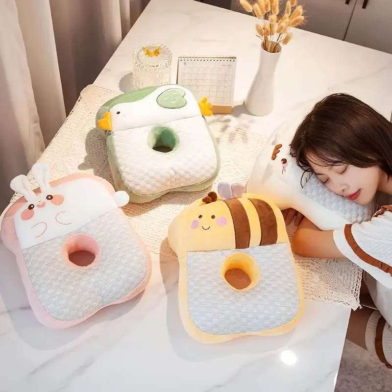 Cute Cartoon Office Nap Pillow Student Desk Sleep Pillow Unique Shape Universal Design School Supplies Lovely Pillow for Slee...