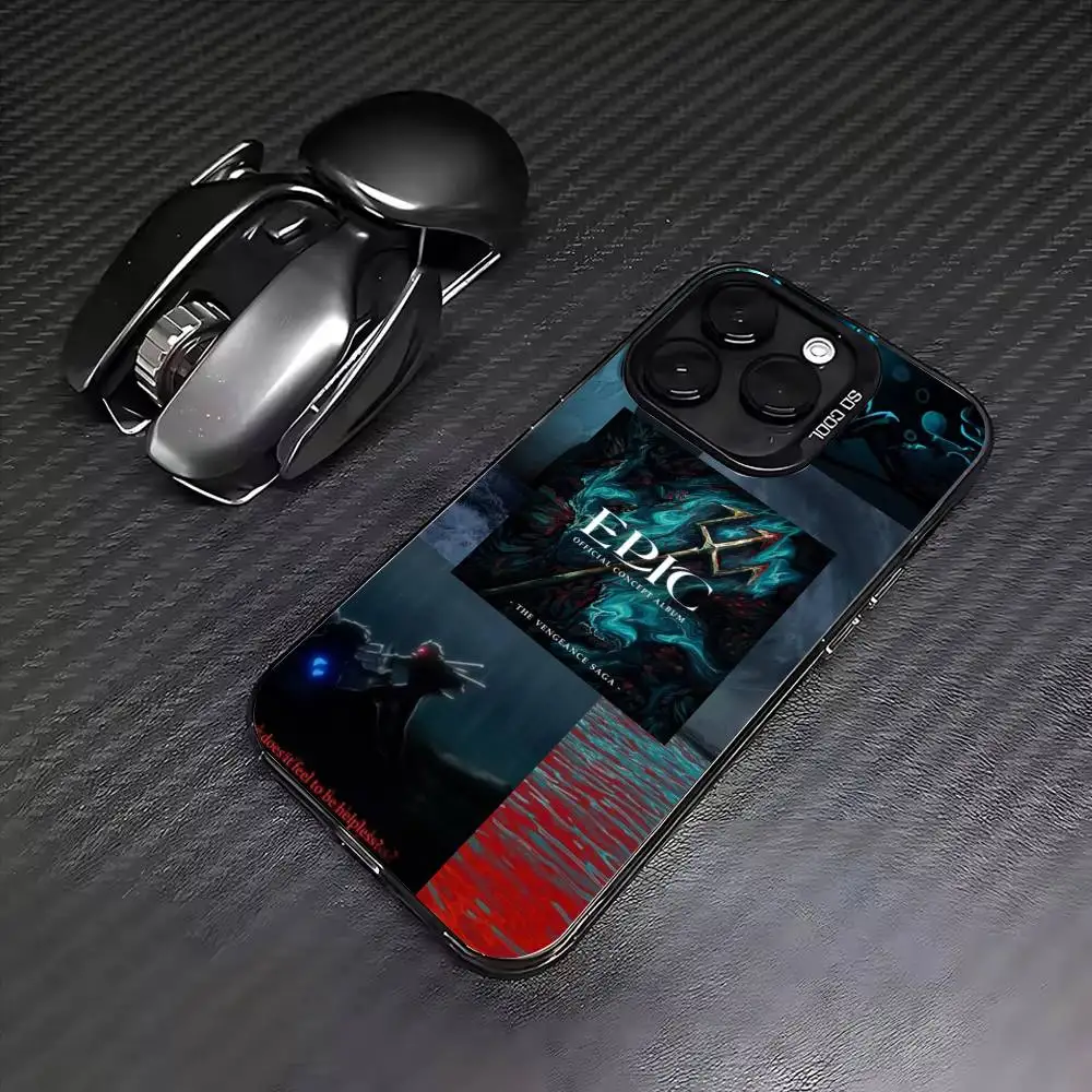 E-Epic The Musical Music Custodia per telefono Colore Argento Shell per IPhone 17 16 15 14 13 12 11 Pro Max Plus