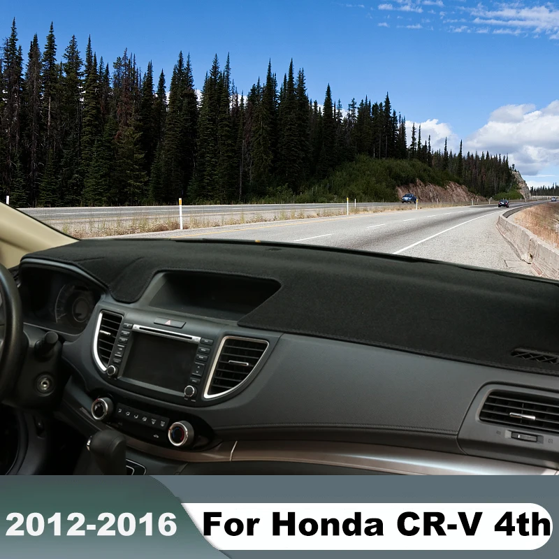 

Для Honda CR-V CRV CR V 4th 2012 2013 2014 2015 2016 Коврик для приборной панели автомобиля Коврик для приборной панели Солнцезащитный козырек Нескользящие коврики Аксессуары