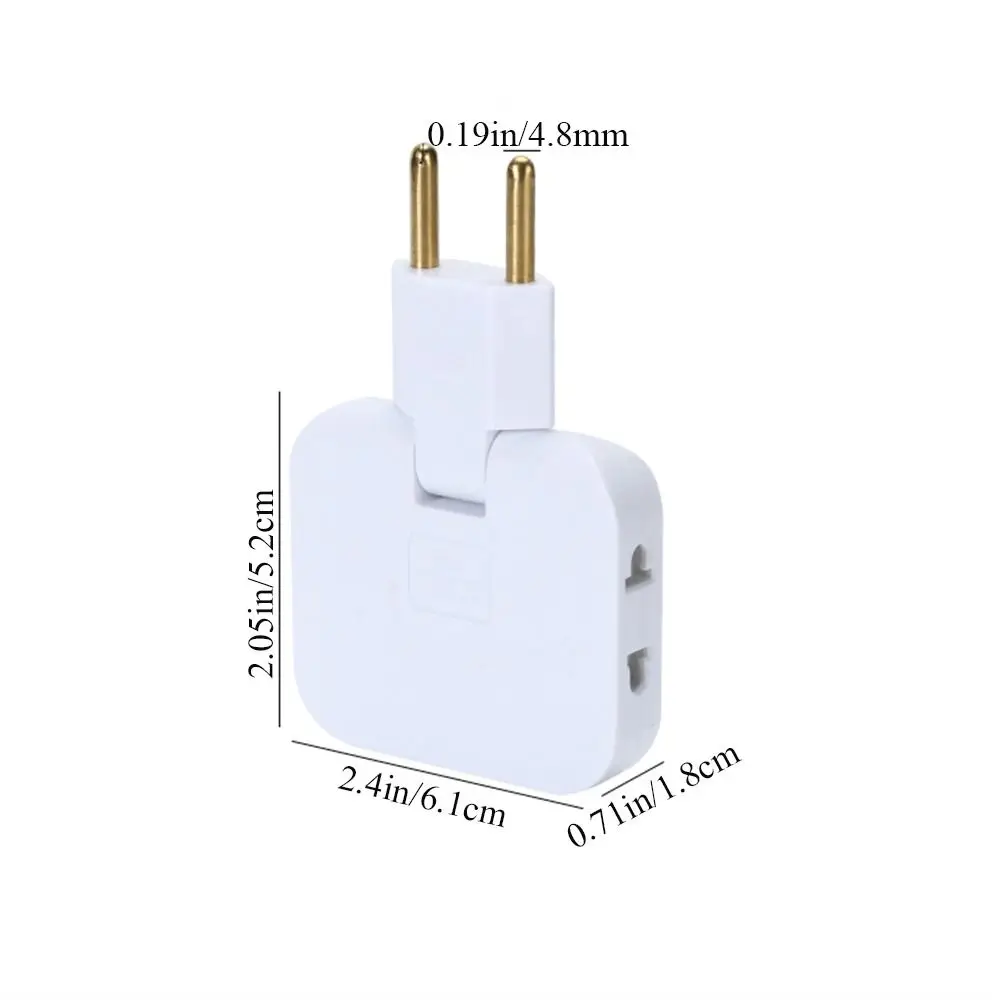 1Pcs Rotatable Fulfillment Adjustable Wireless Multi-Plug Socket Adapter Electrical Socket Converter EU Plug