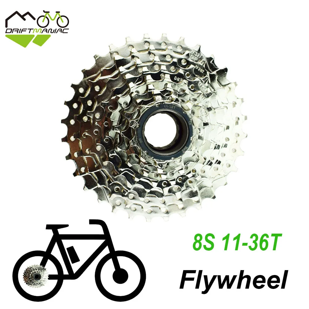 DRIFT MANIAC Bicycle 8 Speeds Screw On Freewheel 8S 11-36T Thread Freewheel