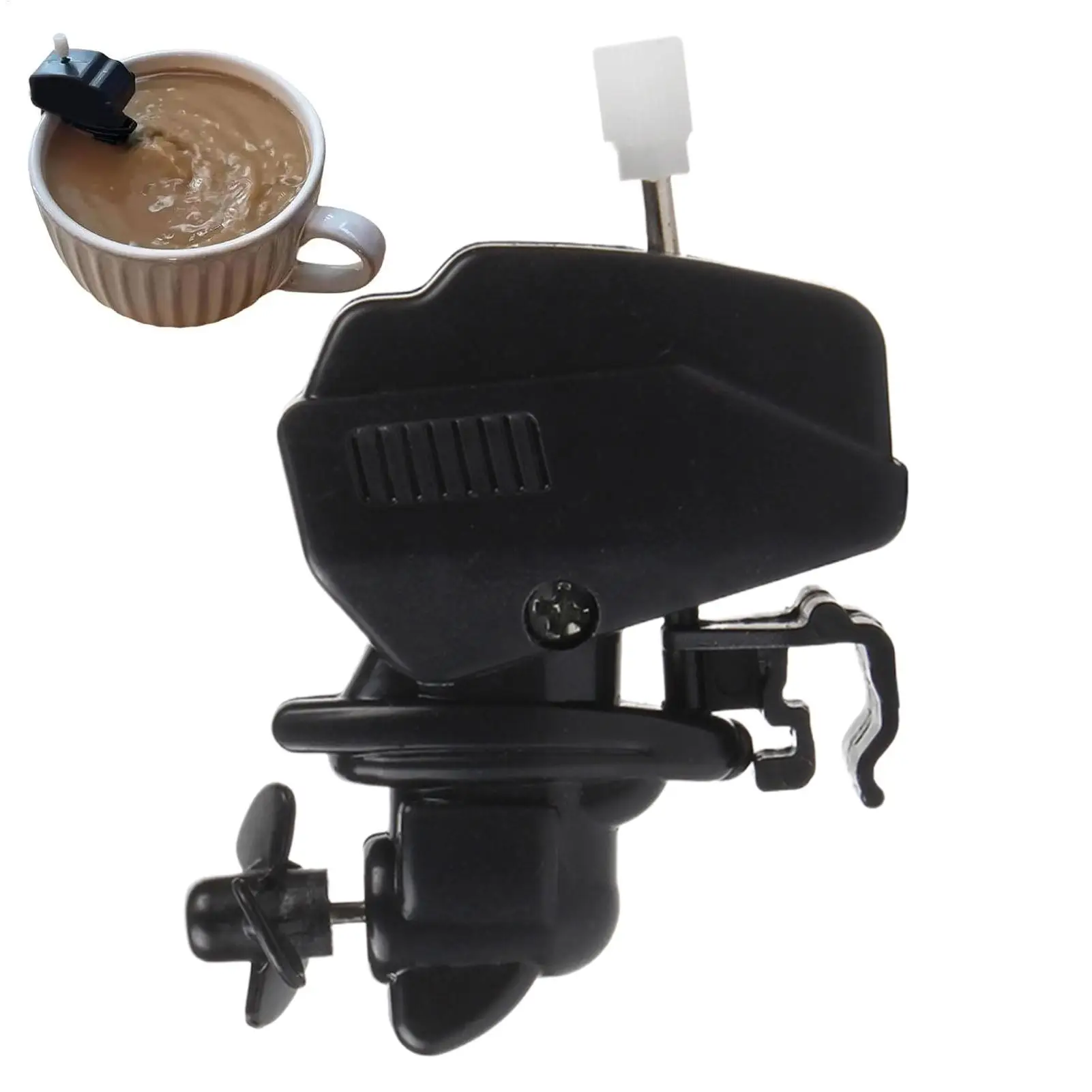 Boat Motor Coffee Stirrer Novelty Coffee Mixer Drink Mixing Gadget Boat Engine Coffee Stirrer Unique Boat Coffee kitchen Stirrer