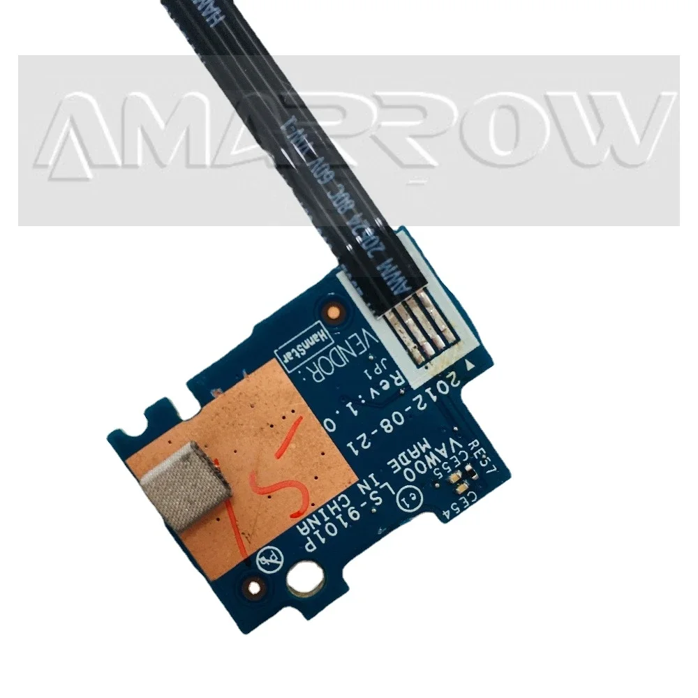 Original Laptop Power Button Switch Board for DELL 3521 3537 5521 5537 5535  LS-9101P