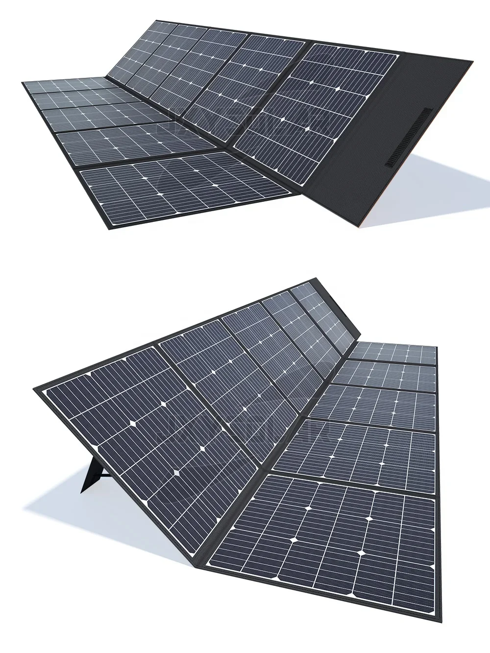 500 Watt 40 Volt Ultra-Portable Foldable Solar Panel For Frequent Travelers Solar Blanket Portable Solar Panel Foldable OEM&ODM