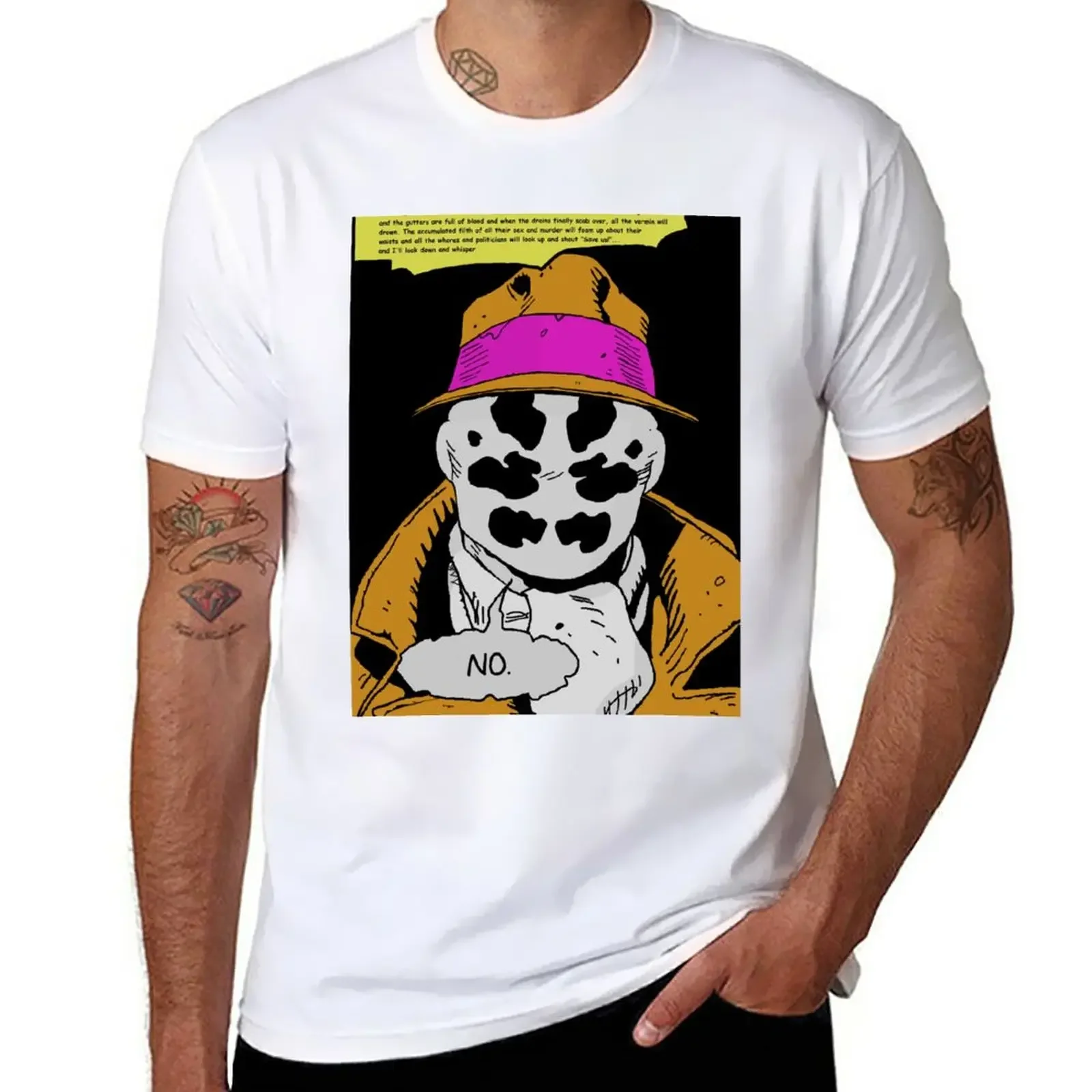 

Новая известная цитата Rorschach. Забавная футболка, черные футболки, футболка с капюшоном, летние топы, мужские хлопковые футболки