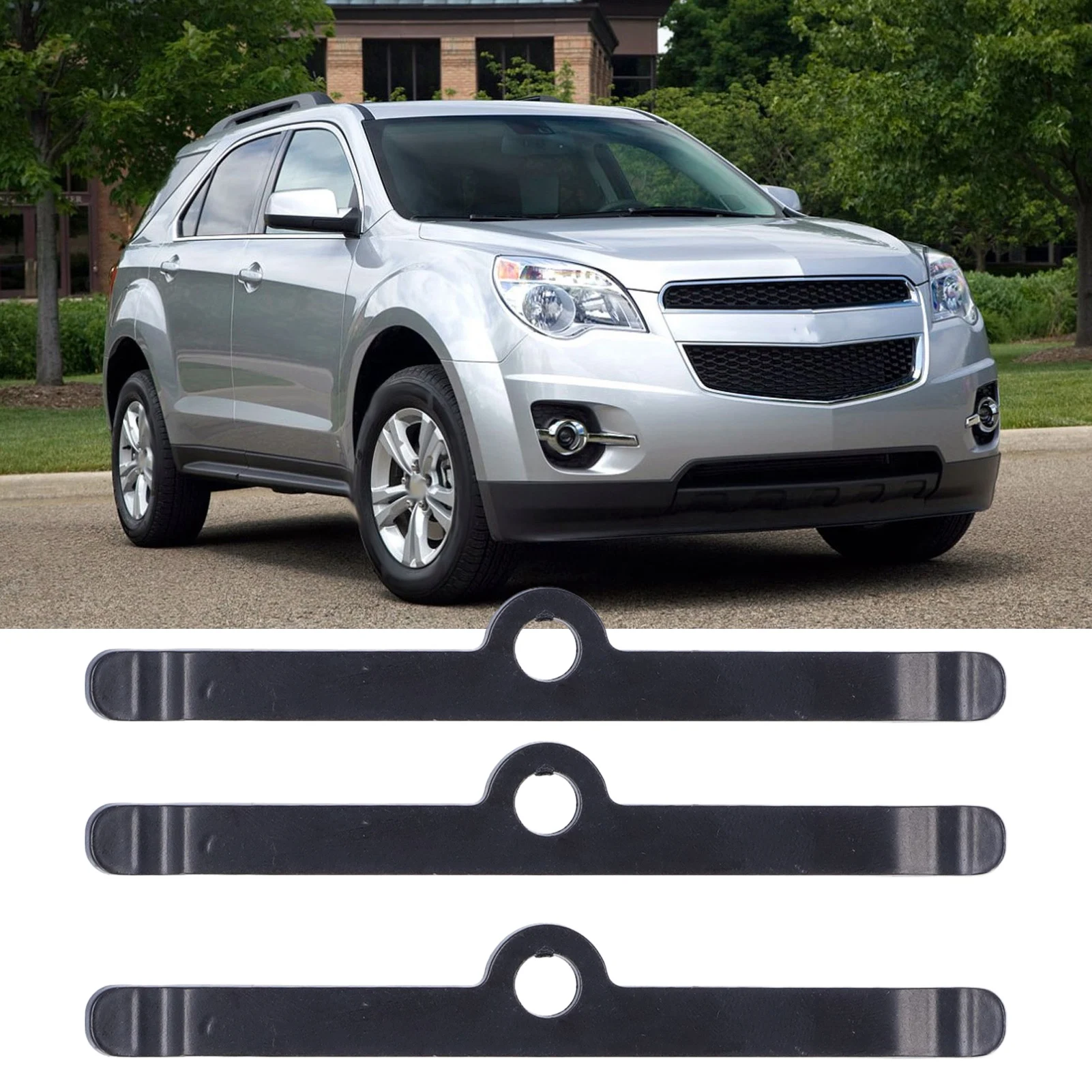 

8pcs Valve Cover Spreader Bars Hold Down 4‑3/4in Replacement for Chevy SBC 283 305 327 350 383 400 Engines