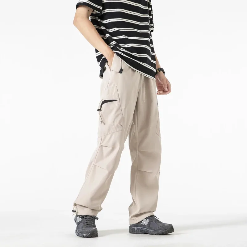 

Spring and Autumn Outdoor Fashion Mountaineering straight-leg men's workwear pants, sporty and casual pants, new loose style