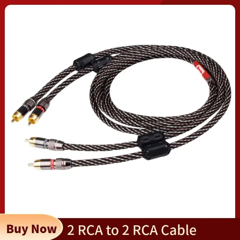 

КАБЕЛЬ 2RCA со штекером RCA, Аудиокабели для домашнего кинотеатра, DVD усилитель, ТВ, видео шнур, кабель для динамика 0,5 м, 1 м, 2 м, 5 м, 8 м, 10 м, 12 м