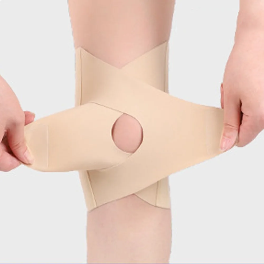 

Patella Protector Compression Knee Pad Ultrathin Elastic Sports Knee Brace Joint Spring Support Knee Support Knee Uncomfortable