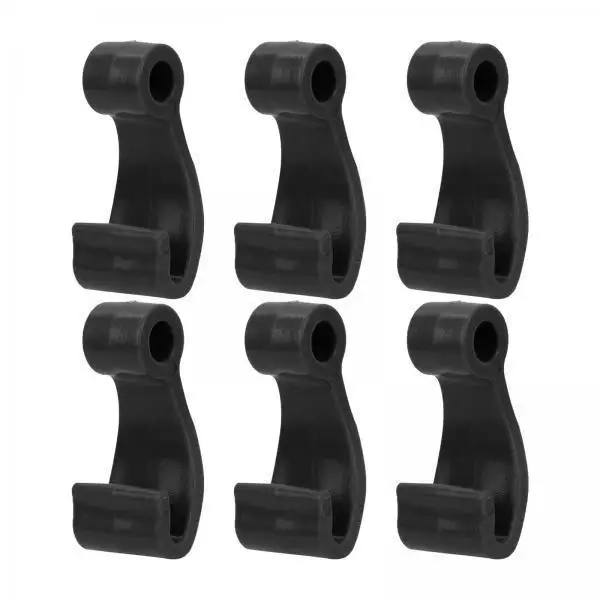 ABS PP Kayak J Shape Hook Black Nylon Lashing Hook Bungee Cord Tie Down for Boat Rope Canoe Paddle Board Rowing Water Sports