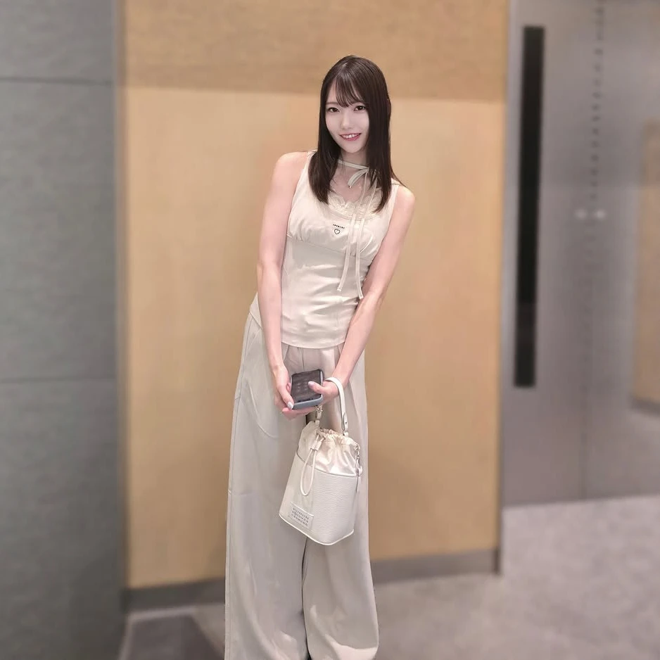 Japanese Sweet Heart Letter Embroidery Straight Pants + Vest 2-Piece Set 2025 New Women's Slim Fit Daily Basic Casual Pant Sets