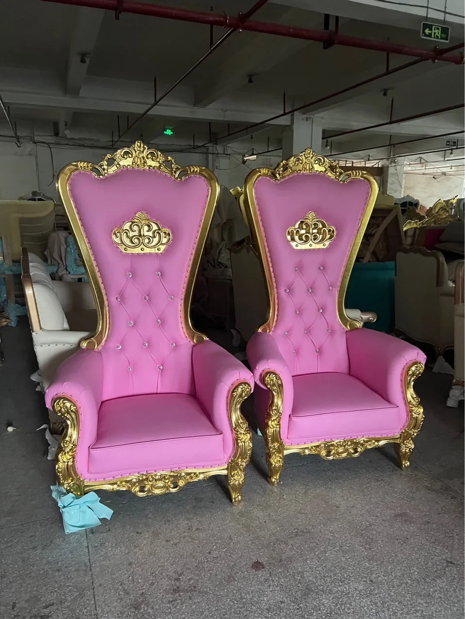 Luxury 2024 Wedding Crown Hotel Lobby Chair