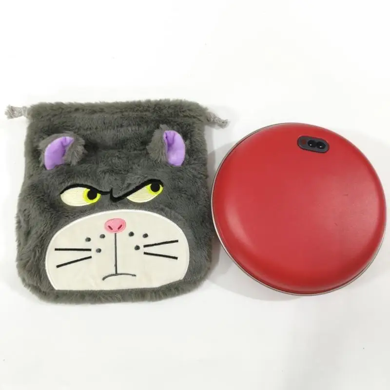 Cute Lucifer Plush Drawstring Bag Cartoon Cat Large Capacity Storage Bag Portable Plush Makeup Bag Anime Peripherals Friend Gift - view 4