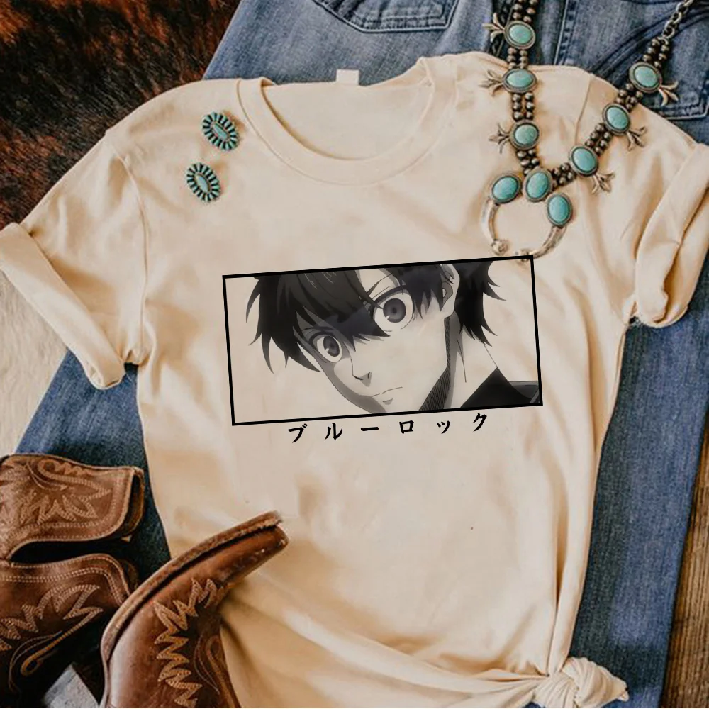 

Blue Lock Bluelock tshirt women summer graphic manga tshirt girl anime clothing