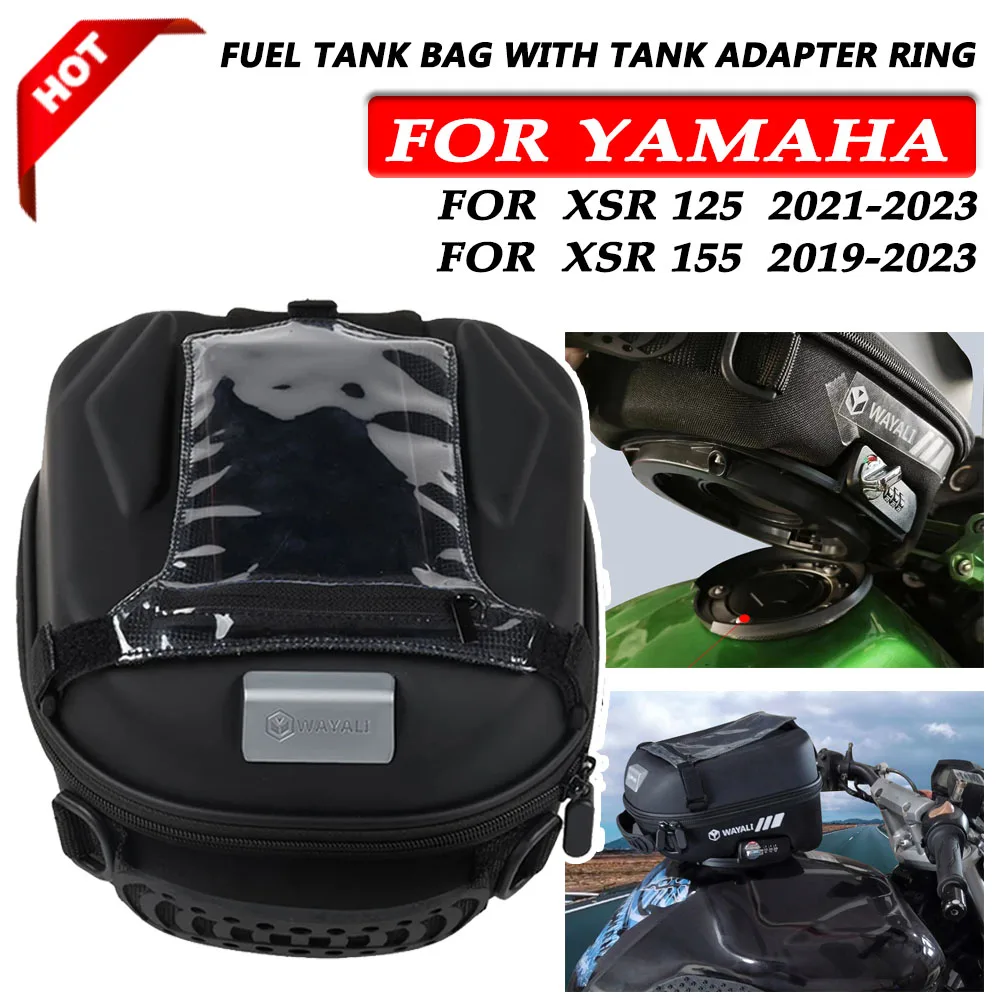 

For YAMAHA XSR 125 2021 2022 2023 XSR 155 2019 2020 2021 2023 Fuel Tank Bag Navigation Packag Storage Bag with Lnstall Adapter