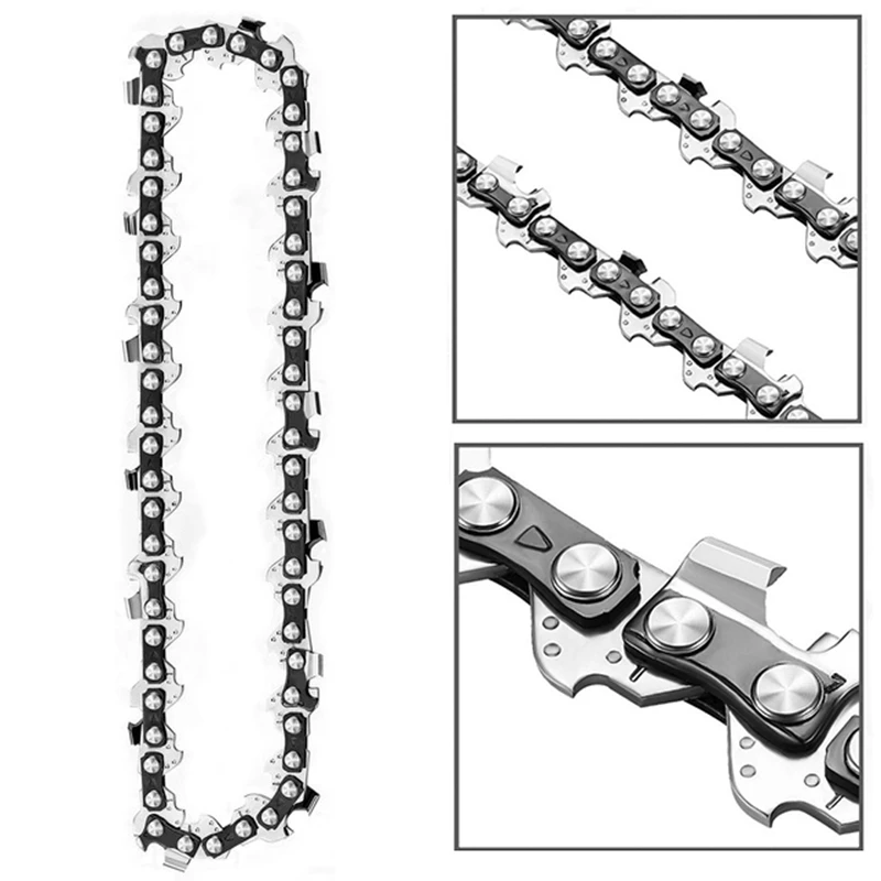 4 Inch 1/4Inch Mini Steel Chainsaw Chain Electric Electric Saw Accessory