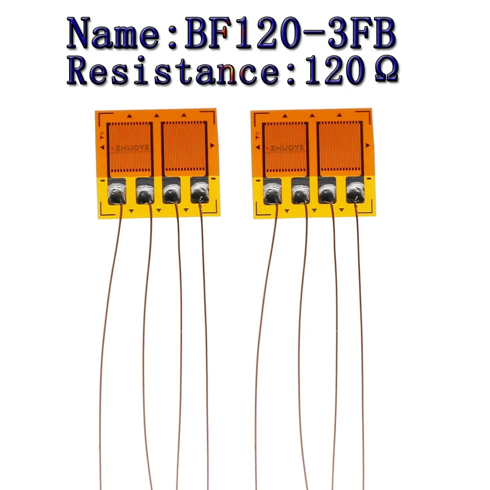 

10pc weighing sensor Foil type strain gauge half bridge type BF120-3BF dual piece high-precision 120 ohm resistance