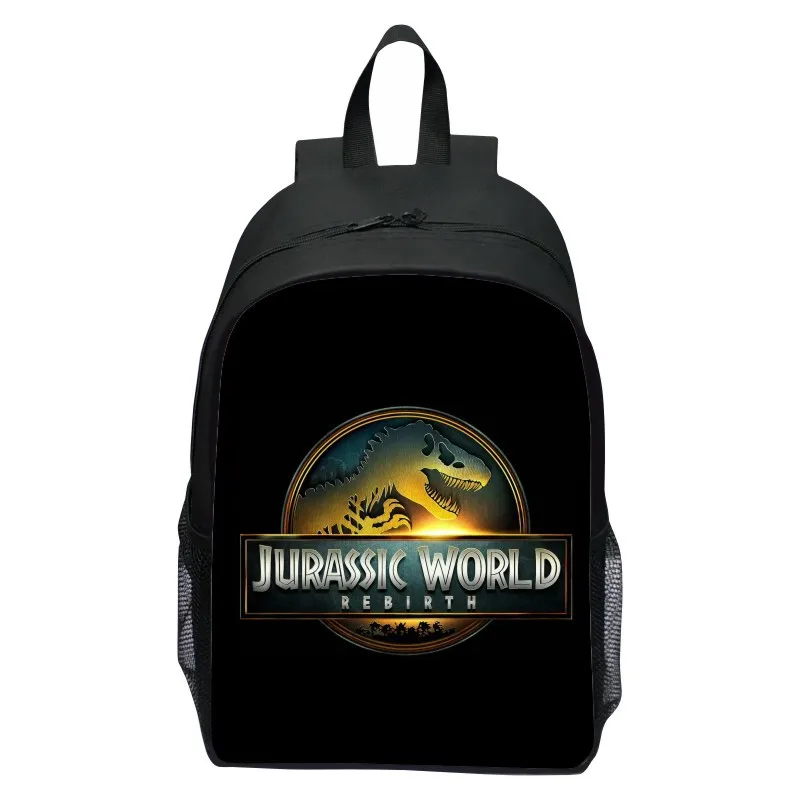 مطبوعة العالم الجوراسي تولد من جديد ديناصور على ظهره المدرسة الابتدائية الكرتون العالم الجوراسي على ظهره