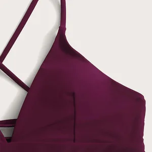 Sexy Bandau Balkini Women's Bikini set, random floral print, push-up swimsuit, swimwear, padded swimsuits, swimsuits 11 Main Sales Bikini with Bunda Fill - №8