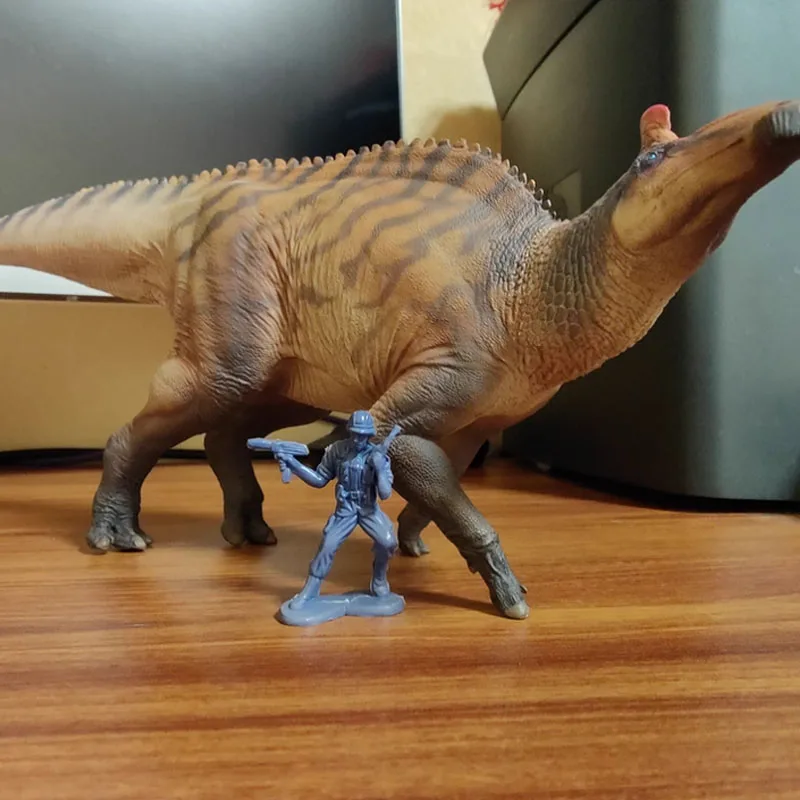 Genuine Edmontosaurus Dinosaur King Model 80 Growth Companion Action Figure Static Animal Model Decorative Toy For Children Gift