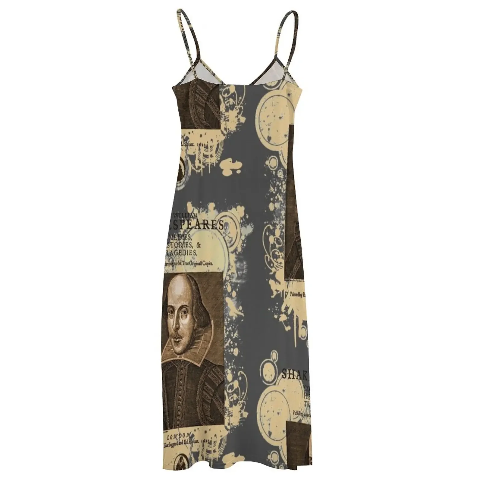 Shakespeare First Folio Front Piece Sleeveless Dress party dresses women purple dress women's summer clothing 2024 Dance dresses