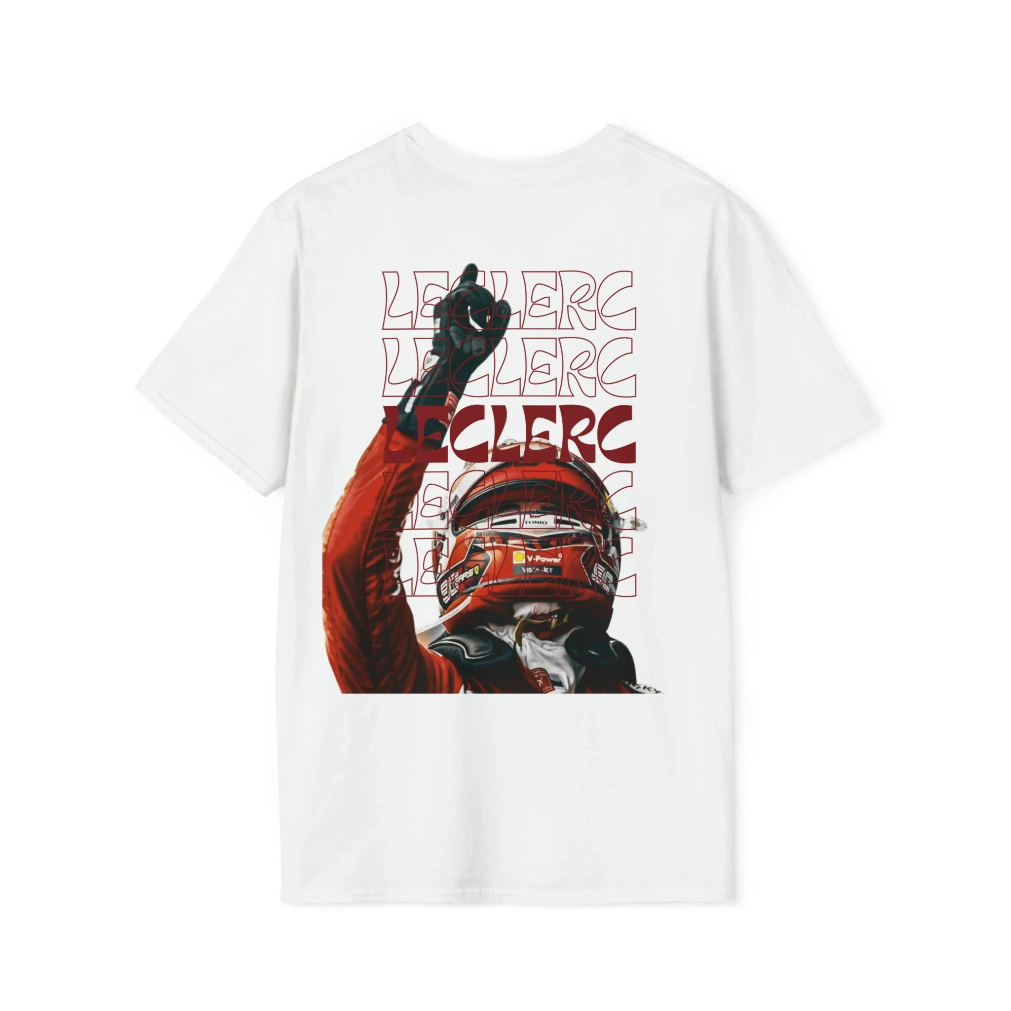 Charles Leclerc Formula 1 Graphic T Shirts Gym T-shirts Man T-shirts for Men Mens Clothing Y2k Liam Payne Tops Tees Men's