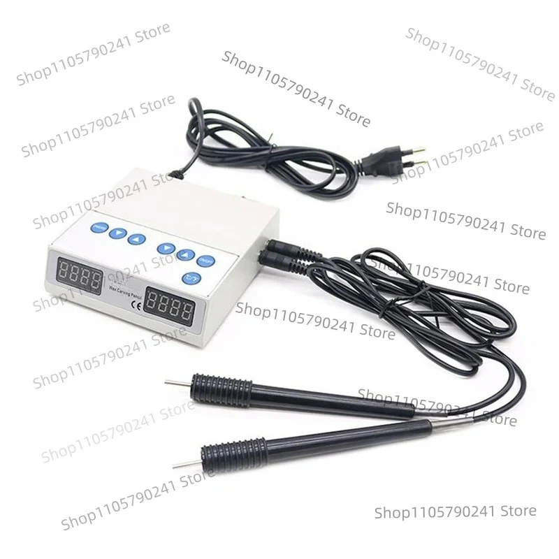 Ultra-Thin Digital Display Double Pen Electric Wax Knife, Laboratory Wax Carving Tool for Dental Lab Jewelry Making