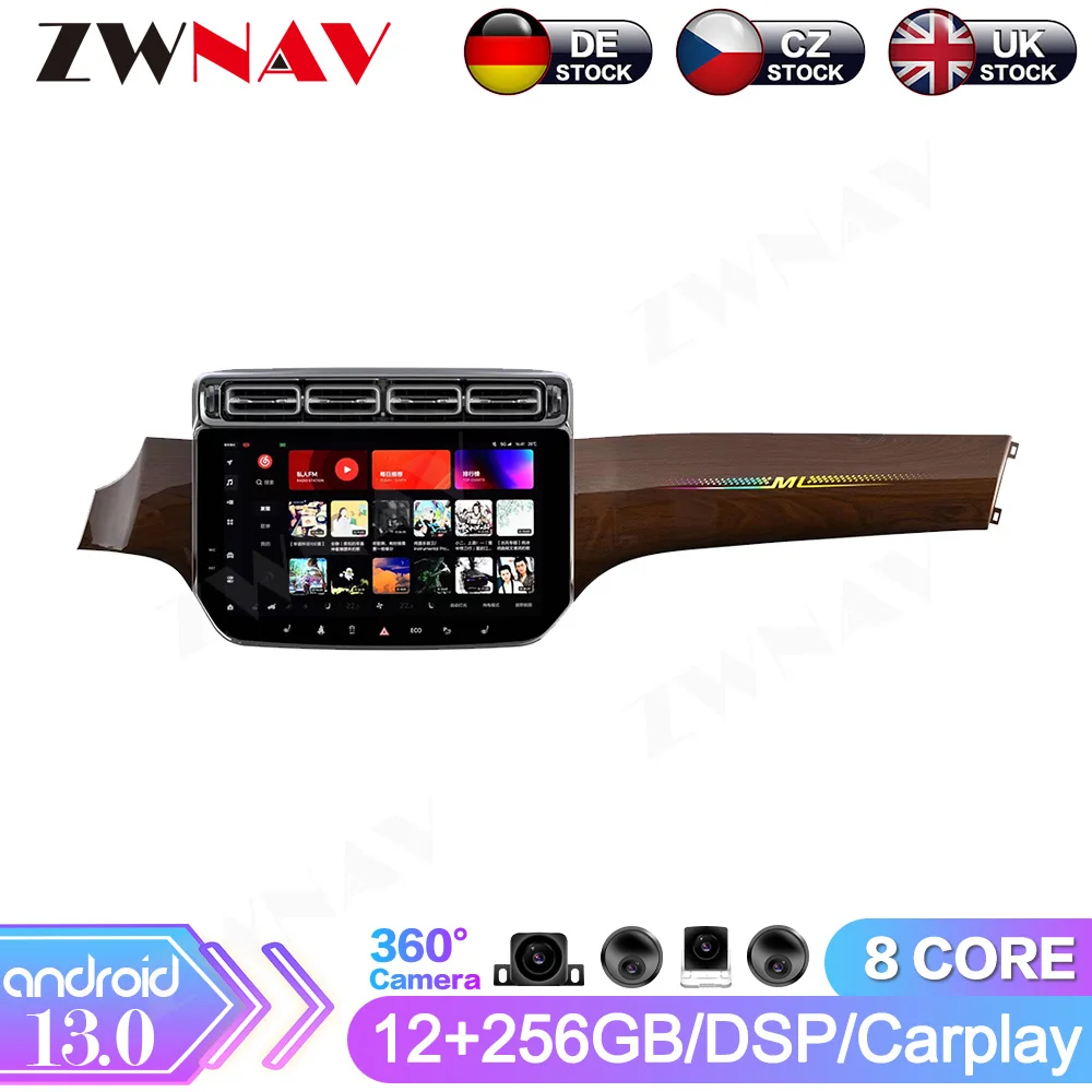 

13.3''Touch Screen For Mercedes Benz ML 2013-2015 Car Radio Multimedia Player Android Auto Hicar CarPlay HeadUnit accessories