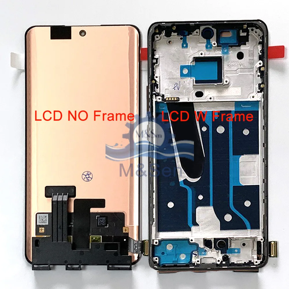 Original Amoled For Realme 11Pro+ Plus LCD RMX3740 Display Screen Frame Touch Panel Digitizer For OPPO Realme 11 Pro RMX3771 LCD