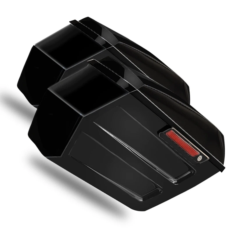 لـ Harley-Davidson Softail Low Rider Road Street Glide صندوق جانبي تنافسي - حل تخزين مخصص للدراجات النارية