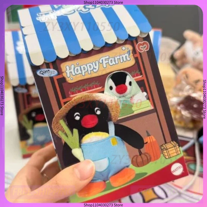 

【In Stock】Hot Pingu Happy Farm Series Plush Pendant Blind Box Cute Pingu Plush Toy Bag Fashion Decoration Pendant Surprise Gift
