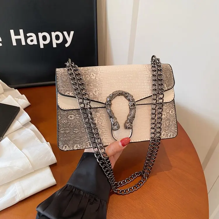 

2025 New Square Handbag - Stylish Chain Strap Shoulder/Crossbody Purse, Elegant Clutch for Dinner/Work (Luxury Mini Bag)