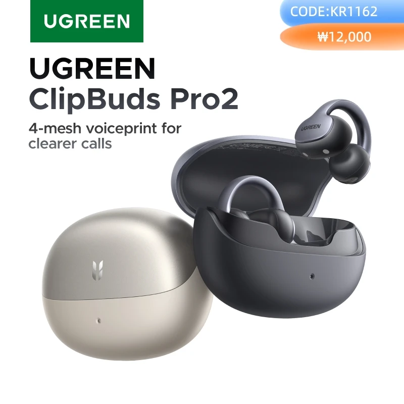 UGREEN – bezprzewodowe słuchawki Bluetooth z otwartym uchem, wykorzystujące technologię przewodnictwa kostnego, z funkcją tłumaczenia w czasie rzeczywistym za pomocą sztucznej inteligencji, słuchawki bezprzewodowe, które nie wkładają się w  — zdjęcie produktu 1