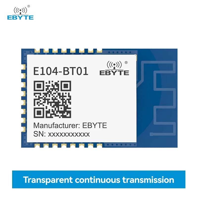 

CC2541 Bluetooth Wireless Module EBYTE 2.4GH BLE4.0/5.0/5.1 2.4Ghz 1mW PCB Antenna SMD E104-BT01 Transmitter Receiver RF Module